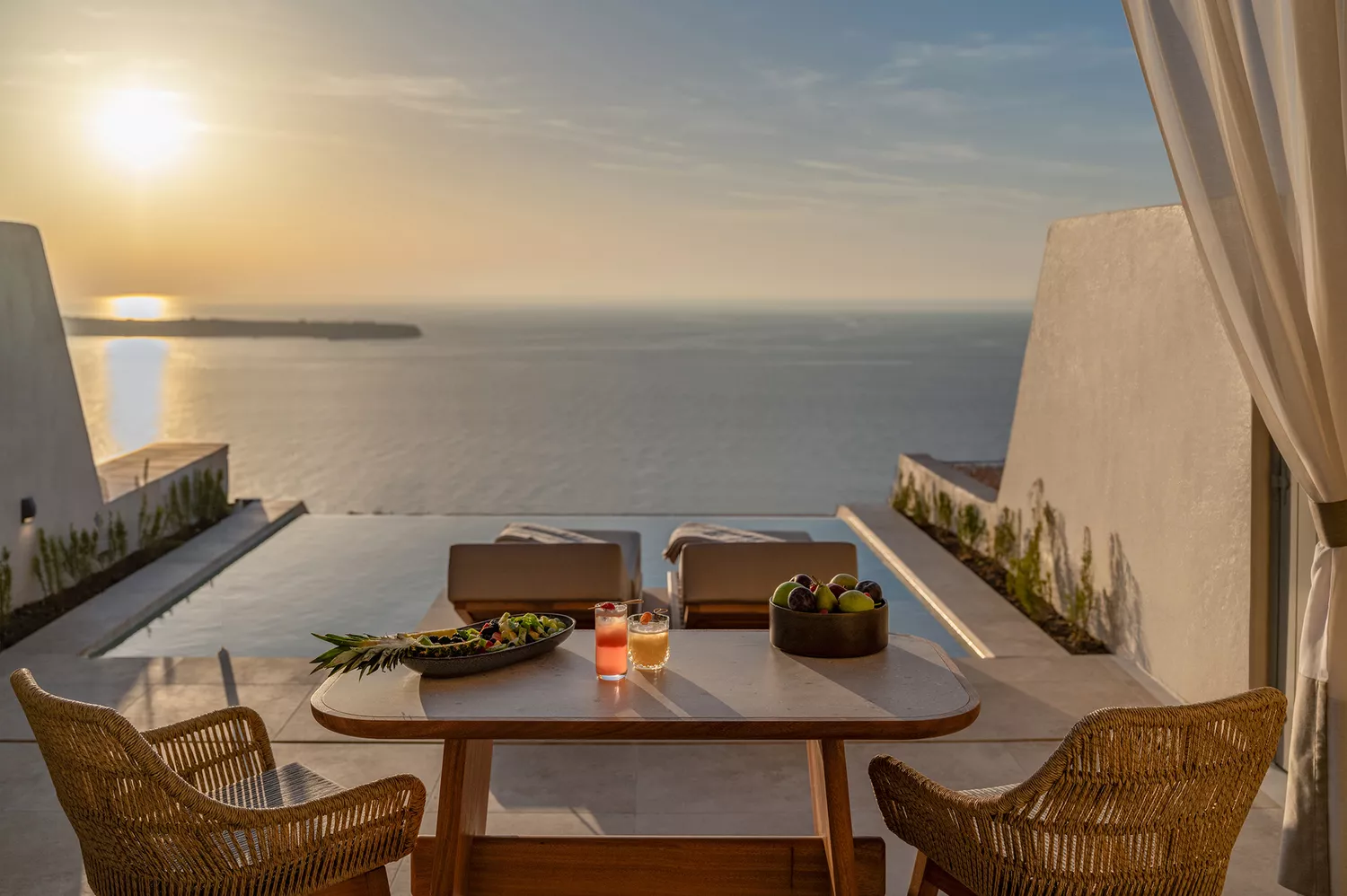 This New, Adults-only Resort on Santorini, Greece, Has 37 Suites With Private Pools and Stunning Sea Views