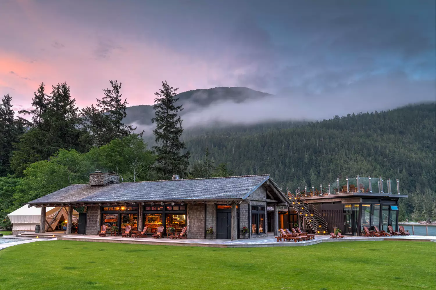 You Can Go Heli-fishing, Salmon-snorkeling, and Canyoning at This Luxe Glamping Lodge in Canada